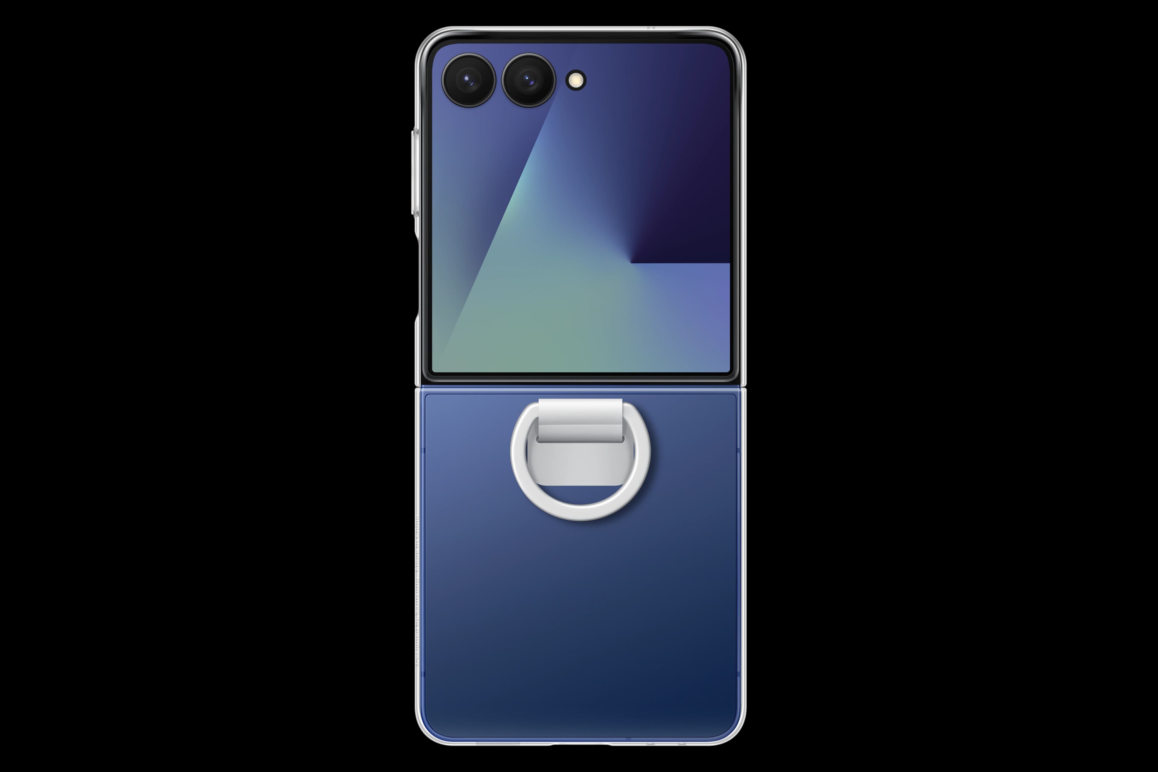 Samsung Galaxy Z Flip7 Ring Clear Case - Imagen 1